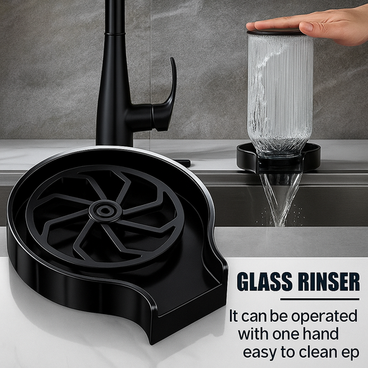 Glass Washer Basin with Quick Riser – No More Messy Sinks